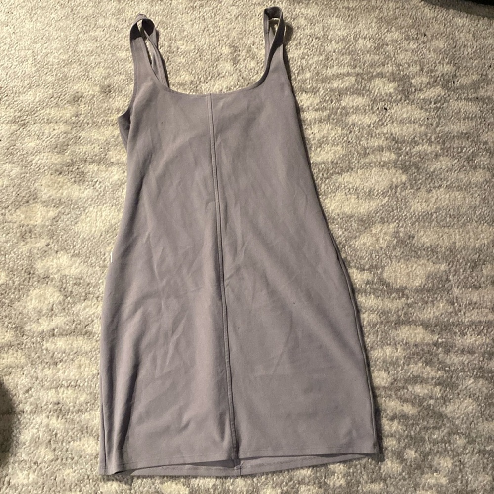 alo Alosoft Head Start Dress in Fog